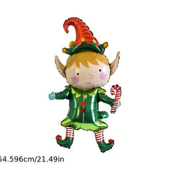 Christmas Cartoon Foil Balloon Large Standing Party Decor