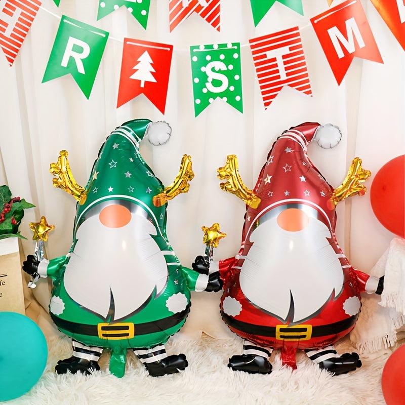 Christmas Cartoon Foil Balloon Large Standing Party Decor