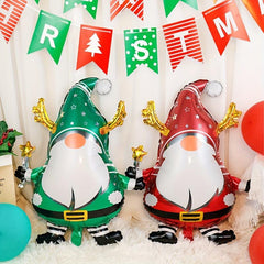Christmas Cartoon Foil Balloon Large Standing Party Decor
