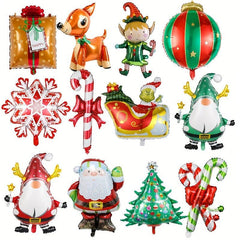 Christmas Cartoon Foil Balloon Large Standing Party Decor