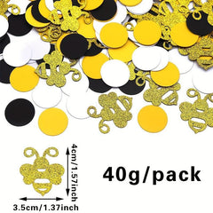 40g Bee Party Table Confetti Decoration Supplies