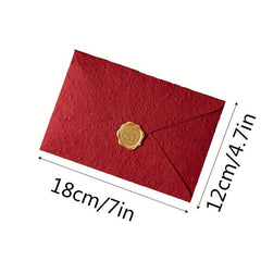 Retro European High Western Wedding Invitation Envelope