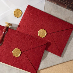 Retro European High Western Wedding Invitation Envelope