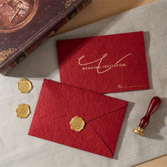 Retro European High Western Wedding Invitation Envelope