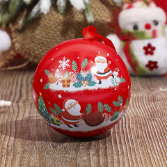 2pcs Christmas Ball Candy Box Decorations Navidad Clear