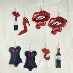 Halloween Funny Acrylic Earrings Set