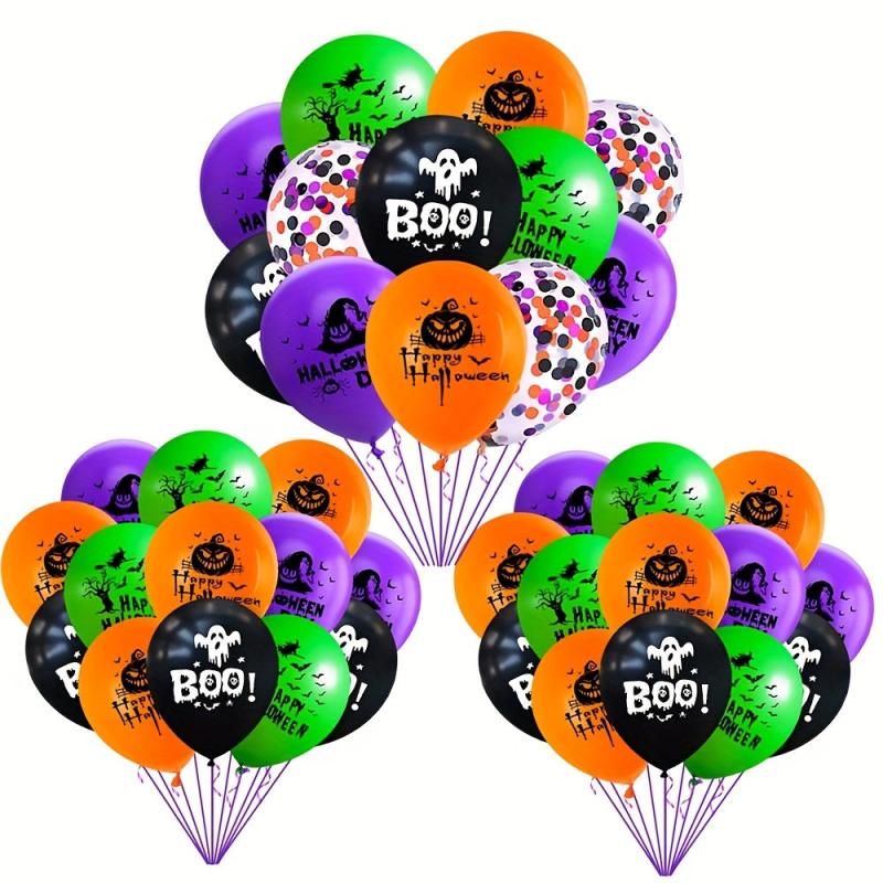 Halloween Decorative Balloon 30x48cm Party Scene Layout Balloon