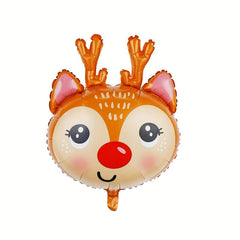 Christmas Reindeer Head Balloon Children's Birthday Decoration