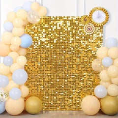 Shimmer Wall Backdrop Square Sequin Wall Panels - Valentine Decorations