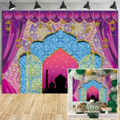 Vinyl Photo Booth Studio Props Princess Baby Shower Arabian Moroccan Night Birth