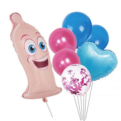 6pcs Adult Fun Balloon Set Hen Party Decor