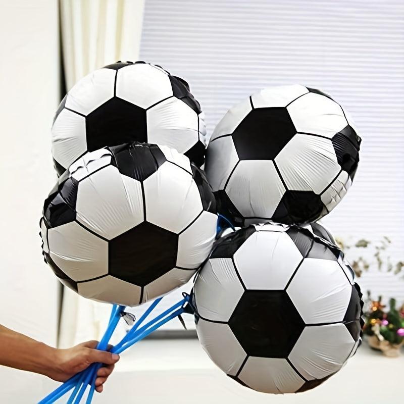 6pcs Soccer Ball Balloons for Celebrations