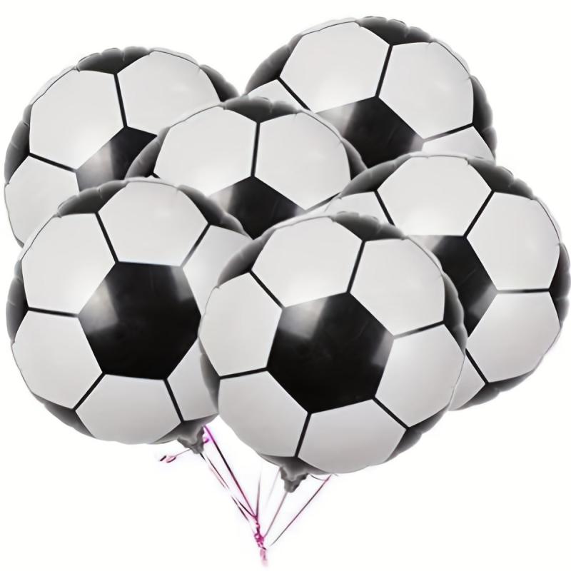 6pcs Soccer Ball Balloons for Celebrations