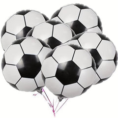 6pcs Soccer Ball Balloons for Celebrations