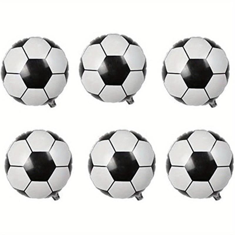 6pcs Soccer Ball Balloons for Celebrations