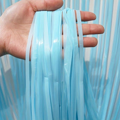 Metallic Foil Fringe Curtains for Weddings Birthdays and More