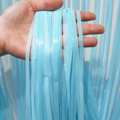 Metallic Foil Fringe Curtains for Weddings Birthdays and More