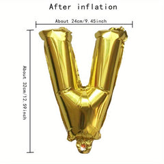 Golden Aluminum Film Balloons for Birthdays Anniversaries Party Decorations