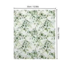 20pcs Eucalyptus Flower Napkins Warm Blessing Guest Paper Dinner Wedding