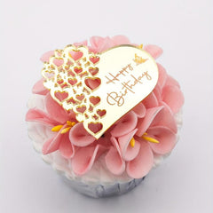 6pcs Butterfly Birthday Cake Topper Dessert Table Decor