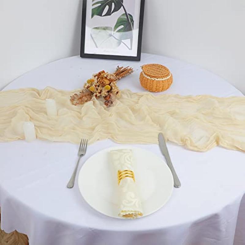 Cheesecloth Table Runner 88 9cmx299 Cheese Cloth Boho Gauze Table Runner