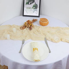 Cheesecloth Table Runner 88 9cmx299 Cheese Cloth Boho Gauze Table Runner