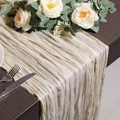 Cheesecloth Table Runner 88 9cmx299 Cheese Cloth Boho Gauze Table Runner