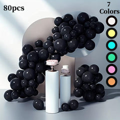 80pcs 10 inch Latex Balloons for Party Decorations