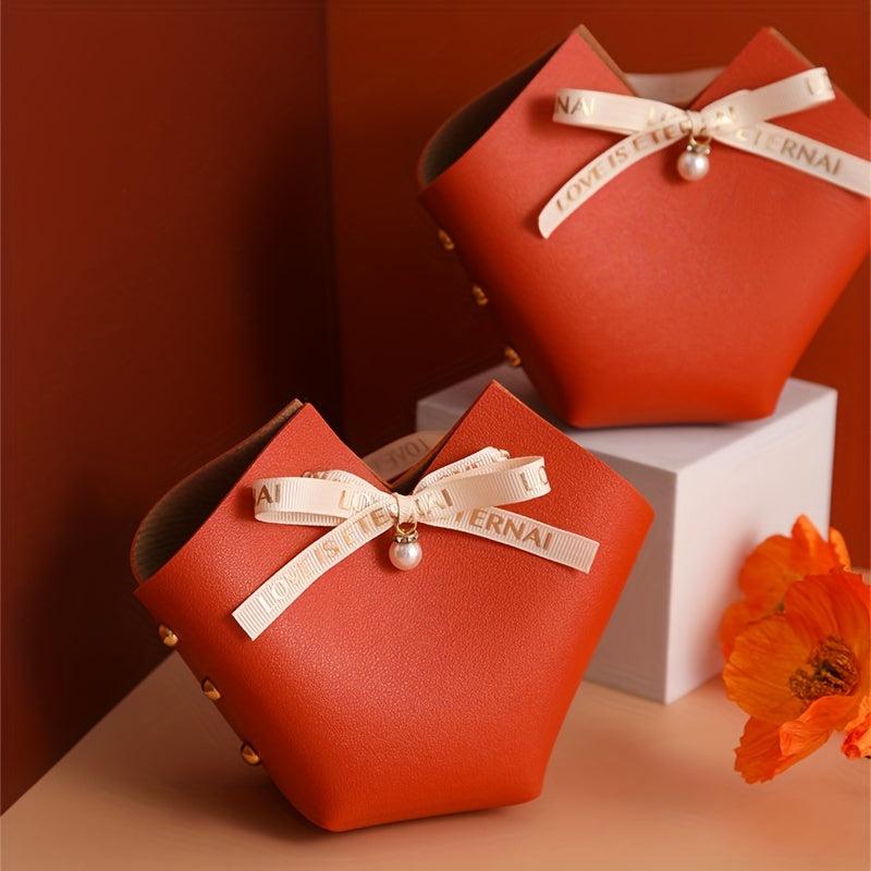 10pcs Stylish Portable Leather Lipstick Holder Ideal for Teens