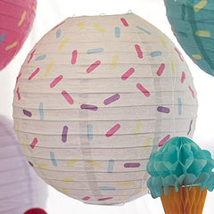 3pcs Donut Paper Lantern Hanging Decoration