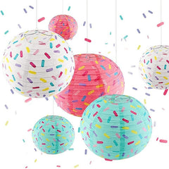 3pcs Donut Paper Lantern Hanging Decoration