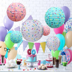 3pcs Donut Paper Lantern Hanging Decoration
