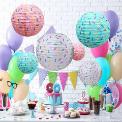3pcs Donut Paper Lantern Hanging Decoration