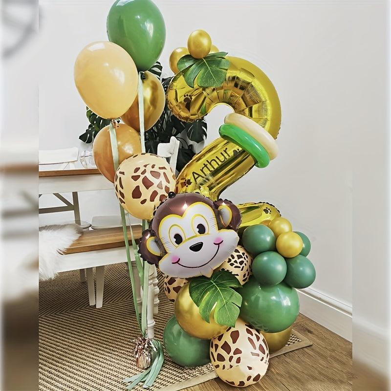 Jungle Animal Balloon Set for Kids Party Decoration