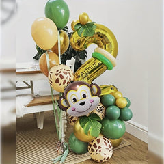 Jungle Animal Balloon Set for Kids Party Decoration