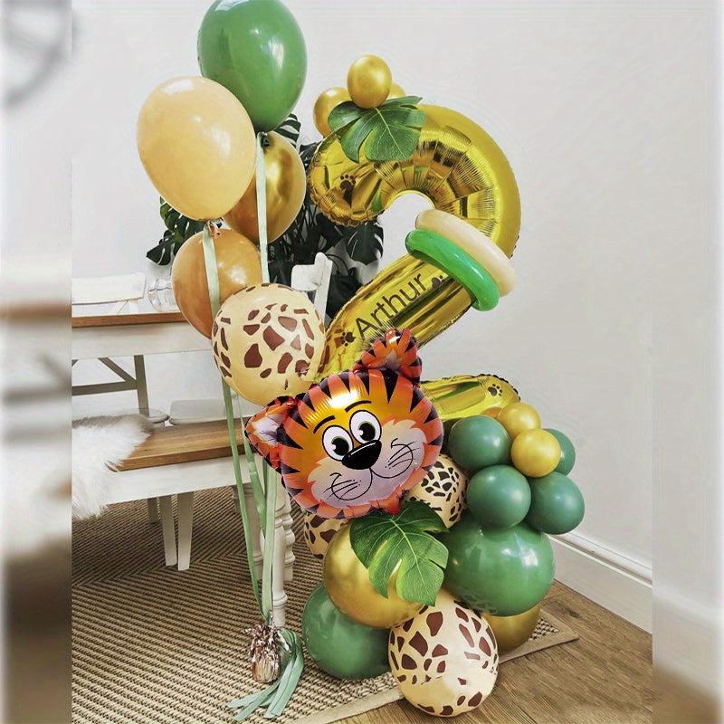 Jungle Animal Balloon Set for Kids Party Decoration