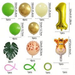 Jungle Animal Balloon Set for Kids Party Decoration