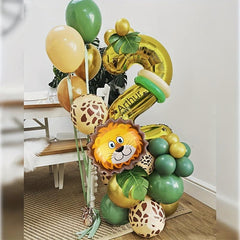 Jungle Animal Balloon Set for Kids Party Decoration