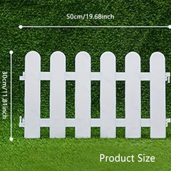 4pcs Christmas Tree Fence Plastic Fence Home Garden Wedding Party Decor