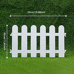 4pcs Christmas Tree Fence Plastic Fence Home Garden Wedding Party Decor