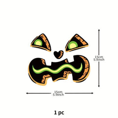2pcs Halloween DIY Emoticon Stickers Pumpkin Ghost Face