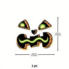 2pcs Halloween DIY Emoticon Stickers Pumpkin Ghost Face