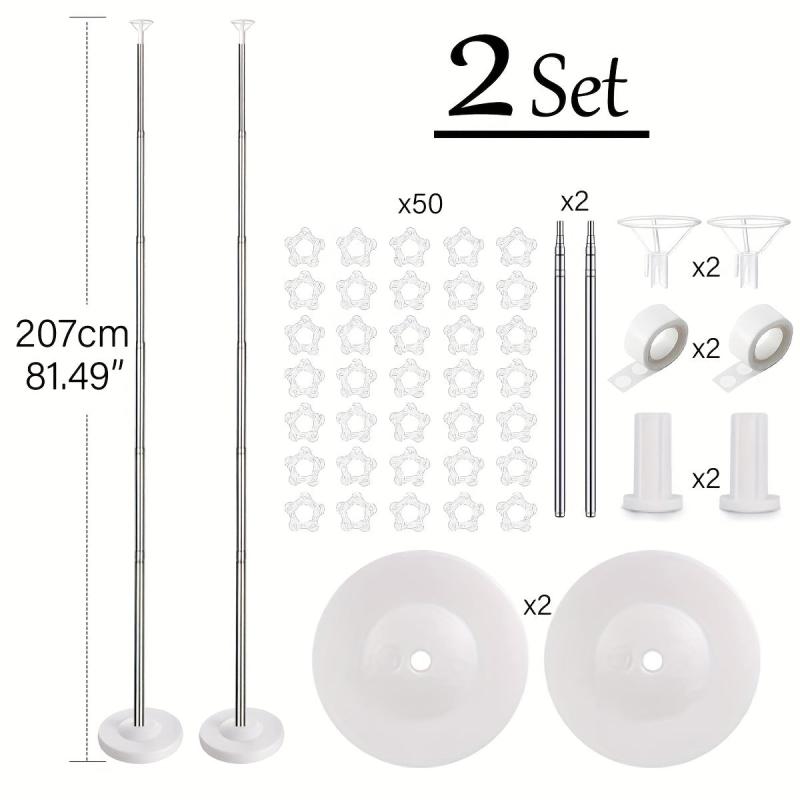 Adjustable Height Balloon Column Kit For Floor