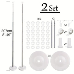 Adjustable Height Balloon Column Kit For Floor