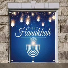 Hanukkah Single Garage Door Banner Decoration