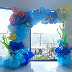 101pcs Ocean Animal Theme Balloons Set for Birthday Party Decoration Supplies