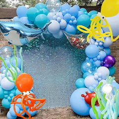 101pcs Ocean Animal Theme Balloons Set for Birthday Party Decoration Supplies