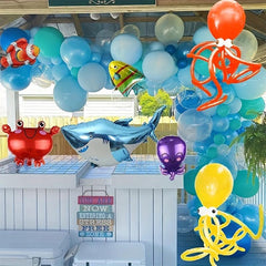 101pcs Ocean Animal Theme Balloons Set for Birthday Party Decoration Supplies