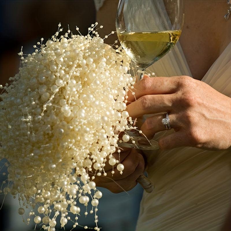 Artificial Pearls Bridal Wrist Wreath DIY Decoration