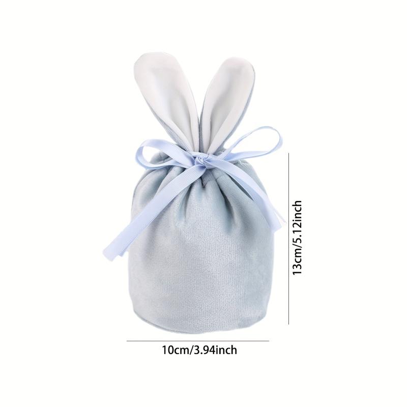 Rabbit Ears Velvet Gift Bag for Party Candy and Wedding Candy